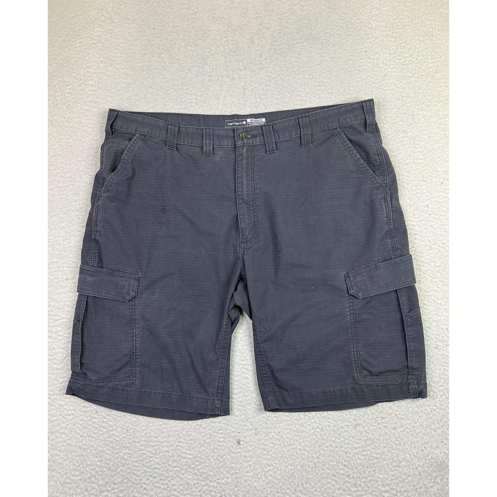 Carhartt Shorts Mens 44 Gray Force Relaxed Fit Ripstop Cargo Work Utility